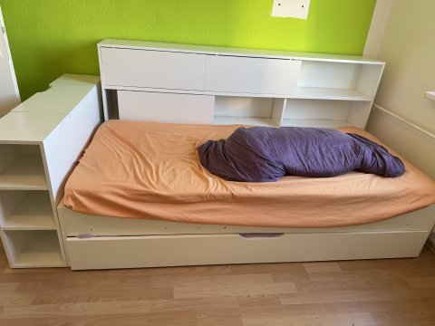 Bett Ikea Regal Bettkasten Gästebett