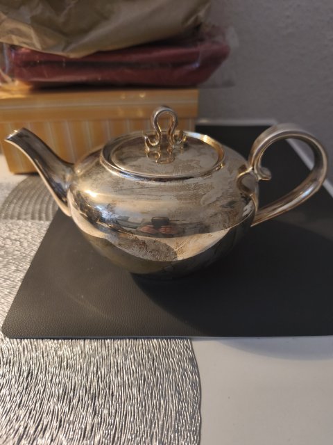 3 silberne Keramik Kannen zu verkaufen