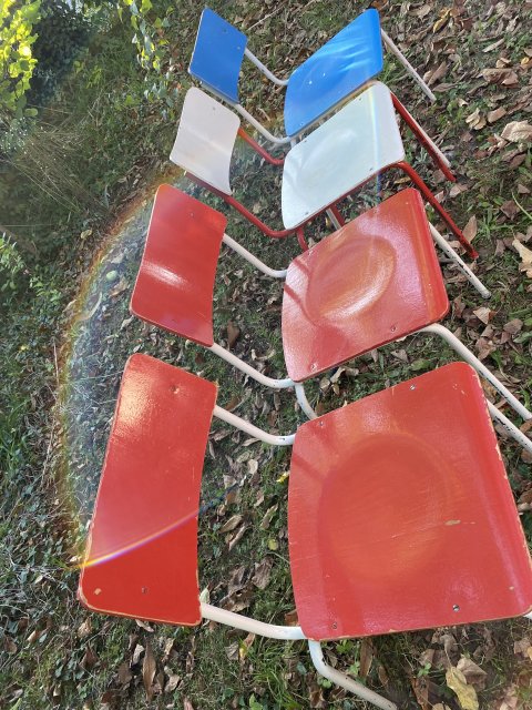 Tolle alte Stühle im Bauhausstil aus der DDR Zeit 11