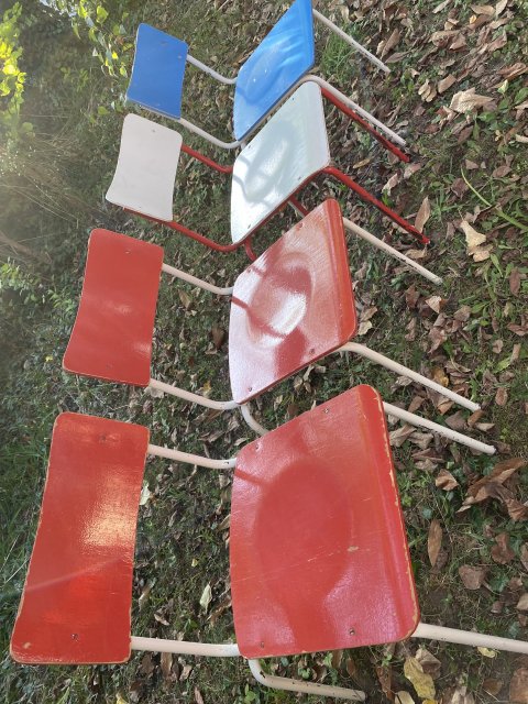 Tolle alte Stühle im Bauhausstil aus der DDR Zeit 10