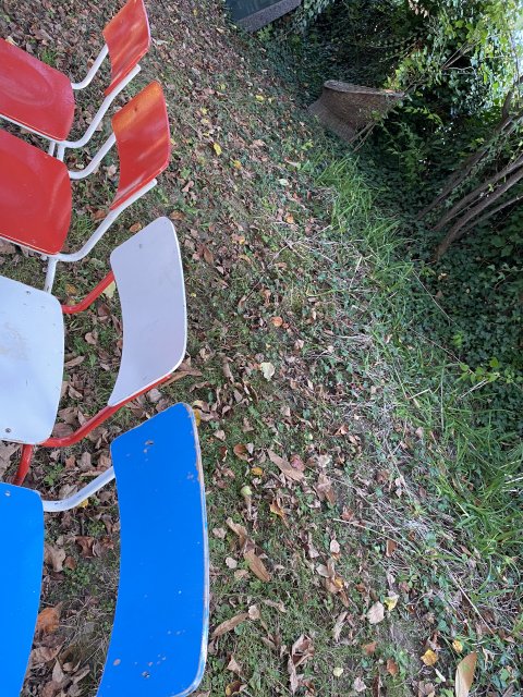 Tolle alte Stühle im Bauhausstil aus der DDR Zeit 8