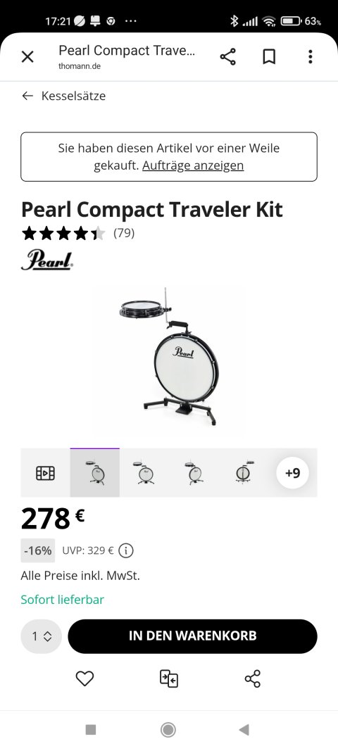 Pearl Taveller Set