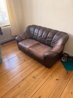 Braune Couch