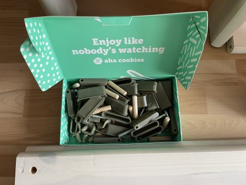 FLEXA Hochbett / Jugendbett aus Holz – mit Prinzessinnen-Spielvorhängen und Zubehör